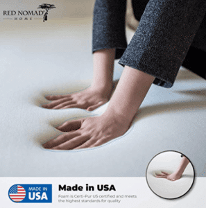 Red Nomad mattress topper made in USA