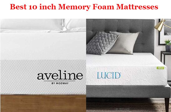 best choice products 10 inch memory foam mattress