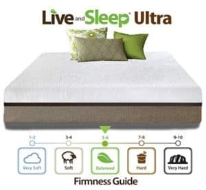 Live and Sleep Resort Ultra 12-Inch Cooling Gel Memory Foam Mattress in a Box