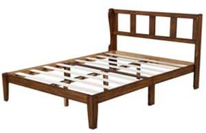 wood bed frames with headboard