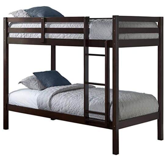 Hillsdale Kids and Teens Caspian, Chocolate Twin Bunk Bed