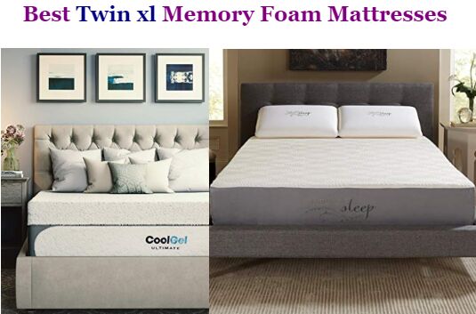 best twin xl memory foam mattress