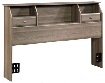 Revere Wood Bookcase Headboard with Drawers Storage Queen/Full Size 