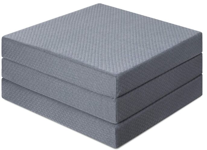 sleeplace tri-folding memory foam mattress