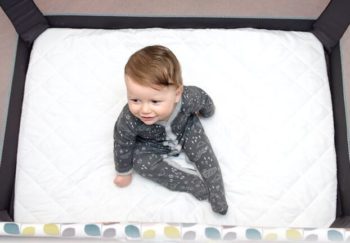 baby on a pack n play mattress